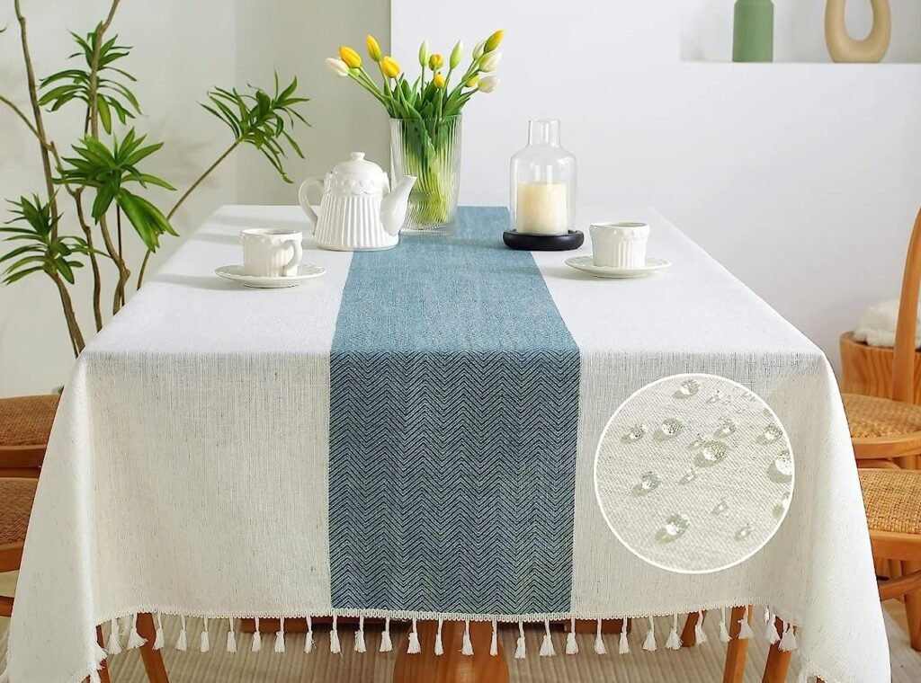 11 Farmhouse Tablecloth Ideas: Because Your Table Needs a Wardrobe Too