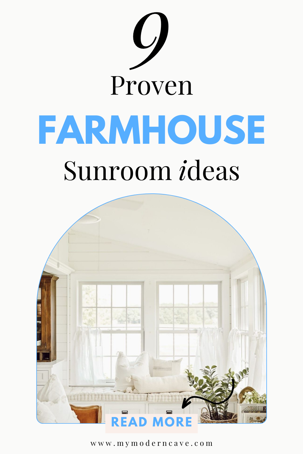 infographic on farmhouse Sunroom ideas