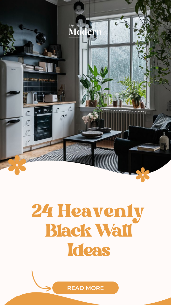 Black Wall Ideas Infographic