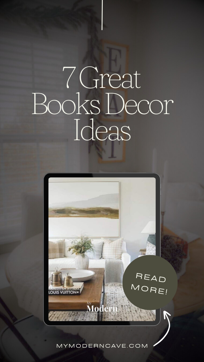 Books Decor Ideas Infographic