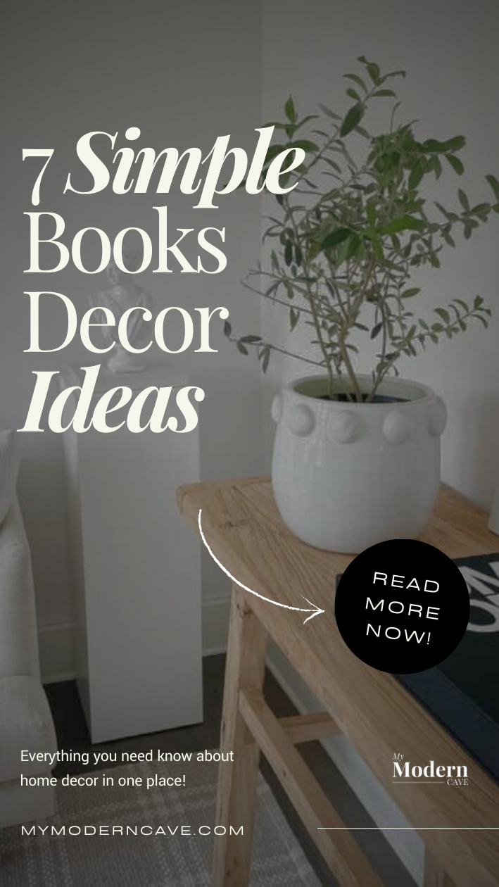 Books Decor Ideas Infographic