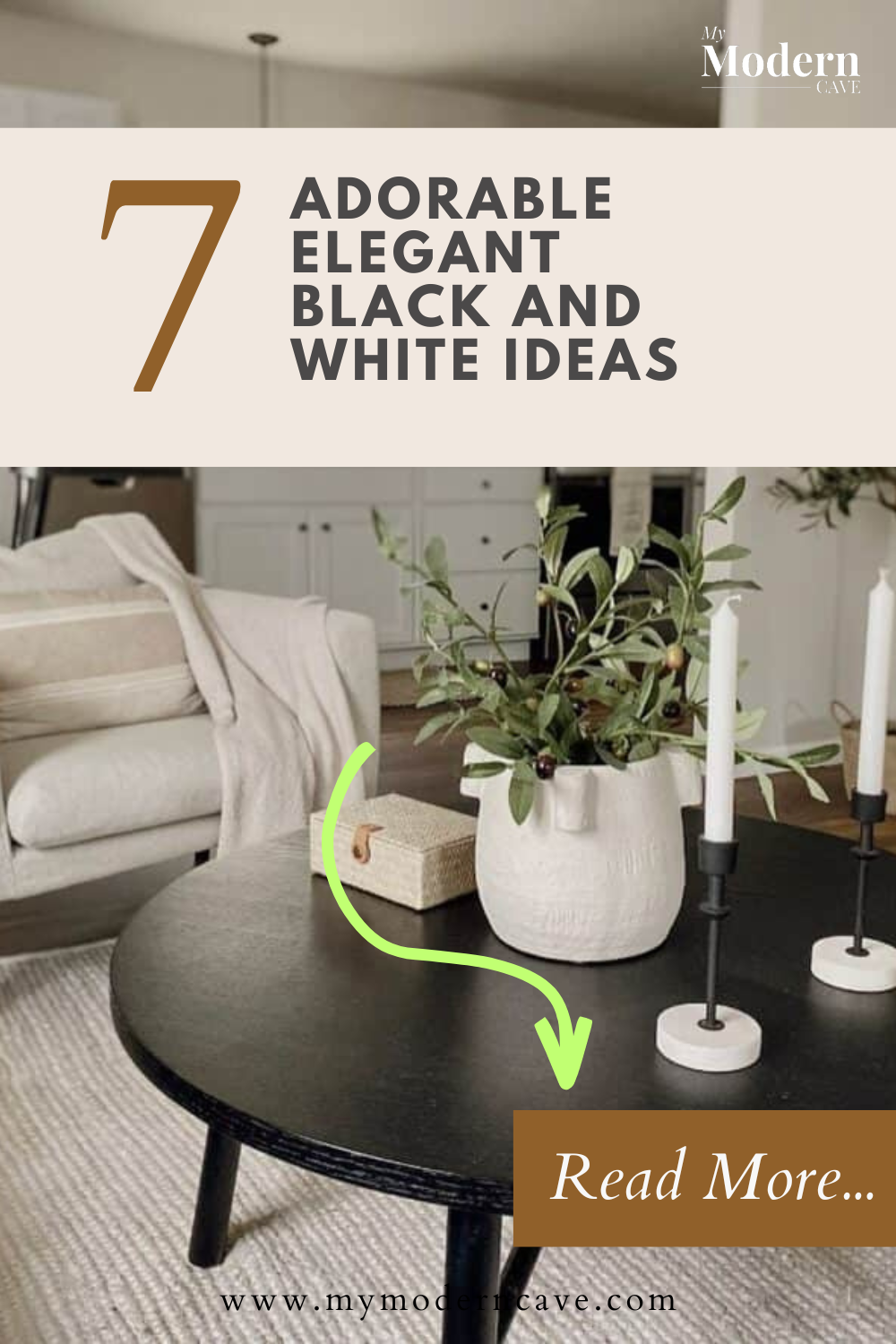 Elegant Black And White Ideas Infographic