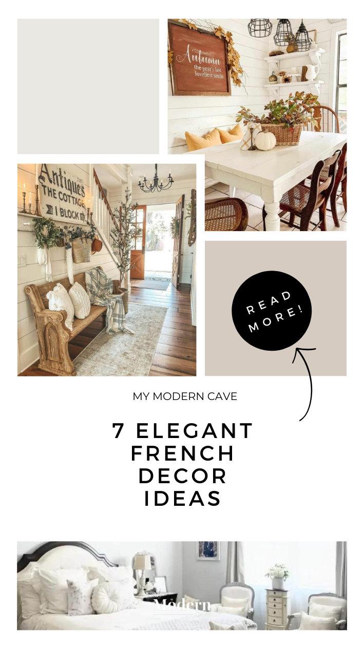 French Decor Ideas Infographic