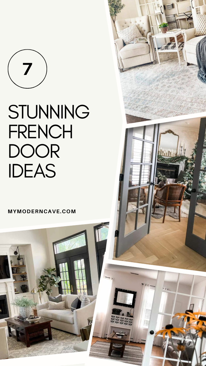 Living Room French Door Ideas Infographic