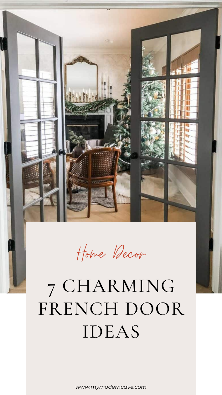 Living Room French Door Ideas Infographic