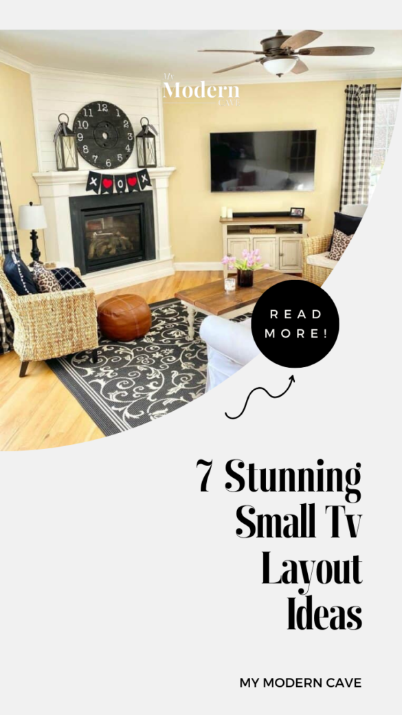 17+ Layout Ideas for Small Living Rooms with TV to Optimize Space – My ...