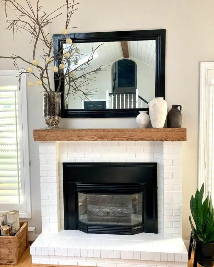 Timeless Beauty: The Classic White Fireplace