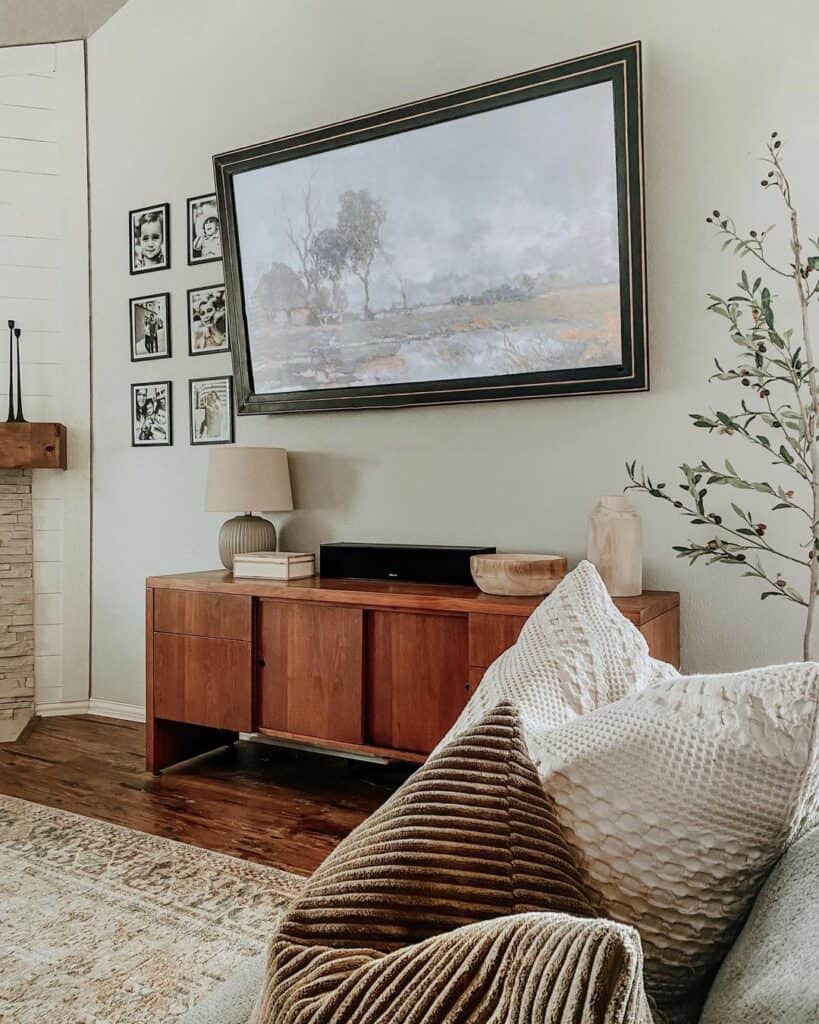 Vintage-inspired TV Wall Frames for Timeless Charm