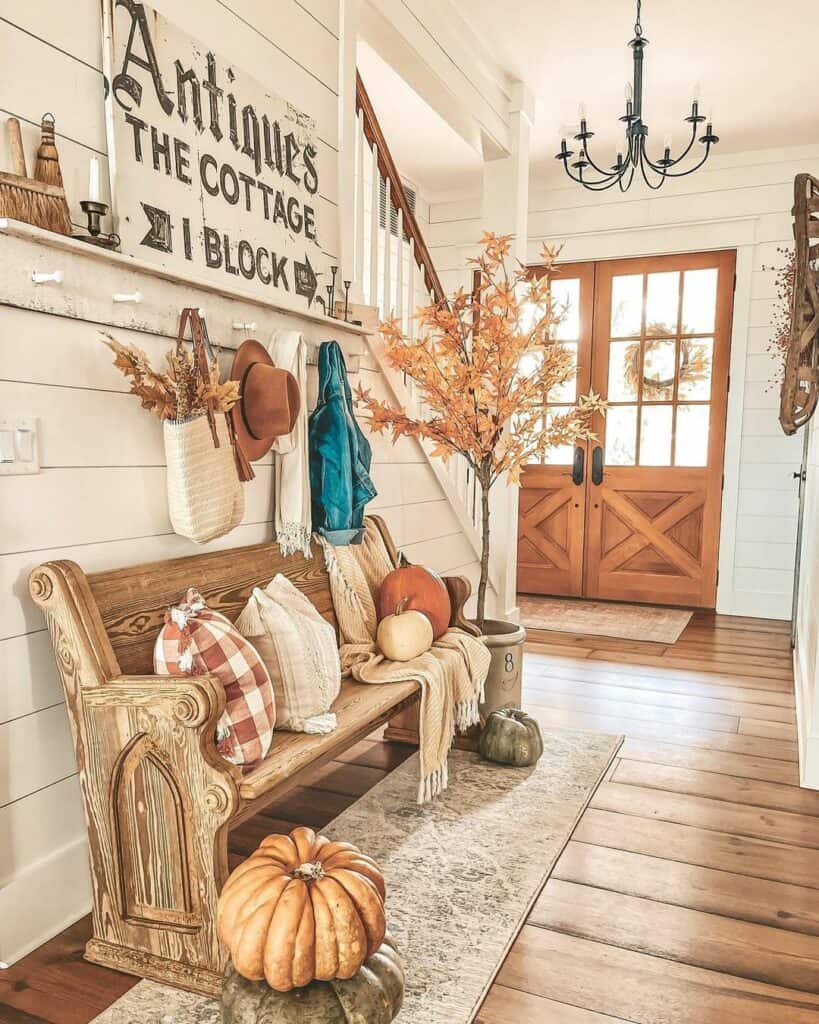 Welcoming Cottage Aesthetics: Wooden Door Charm