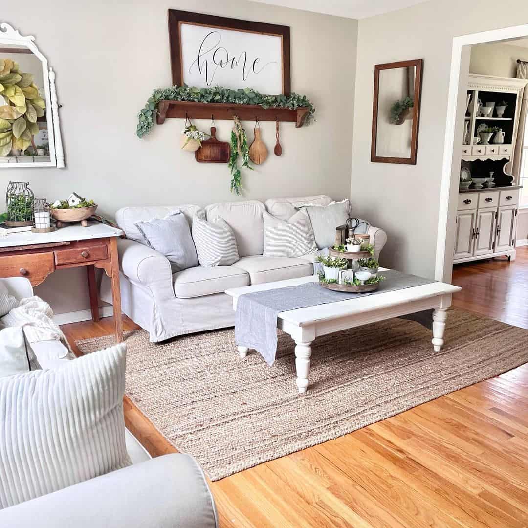 Cozy Living in Pale Gray