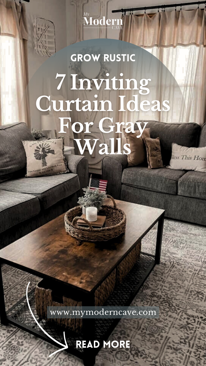 Curtain Ideas For Gray Walls Infographic