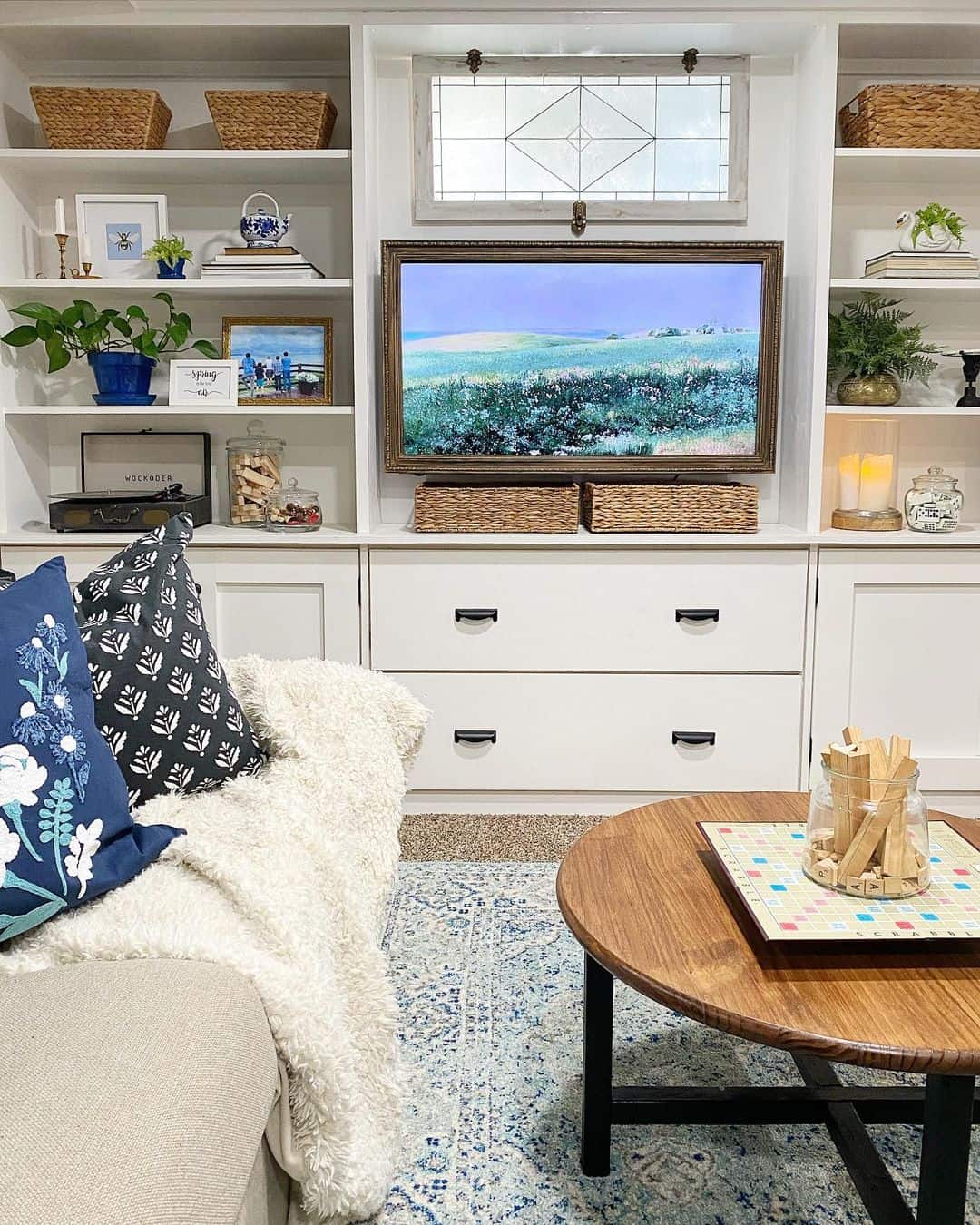 DIY Basement Transformation: Built-in Entertainment Center