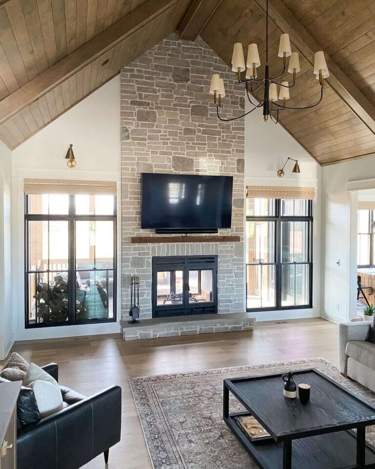 7+ Jaw-Dropping Ceiling Lighting Ideas for Your Farmhouse Living Room