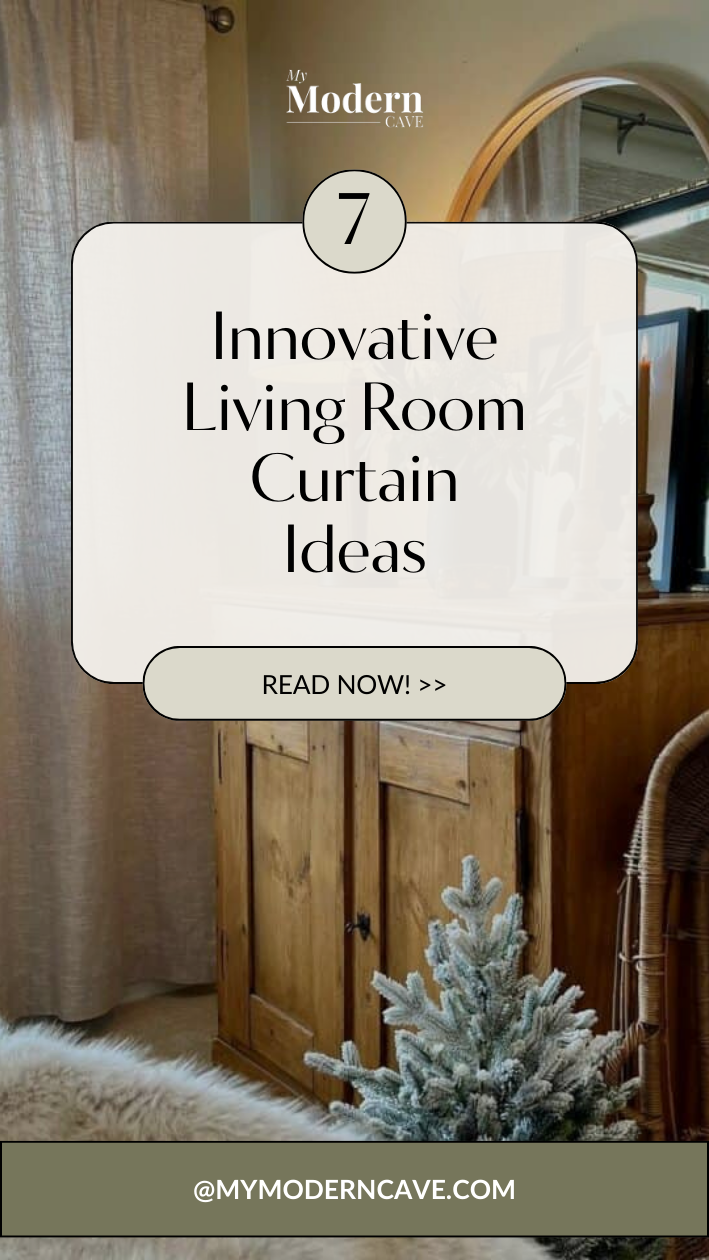 Living Room Curtain Ideas Infographic