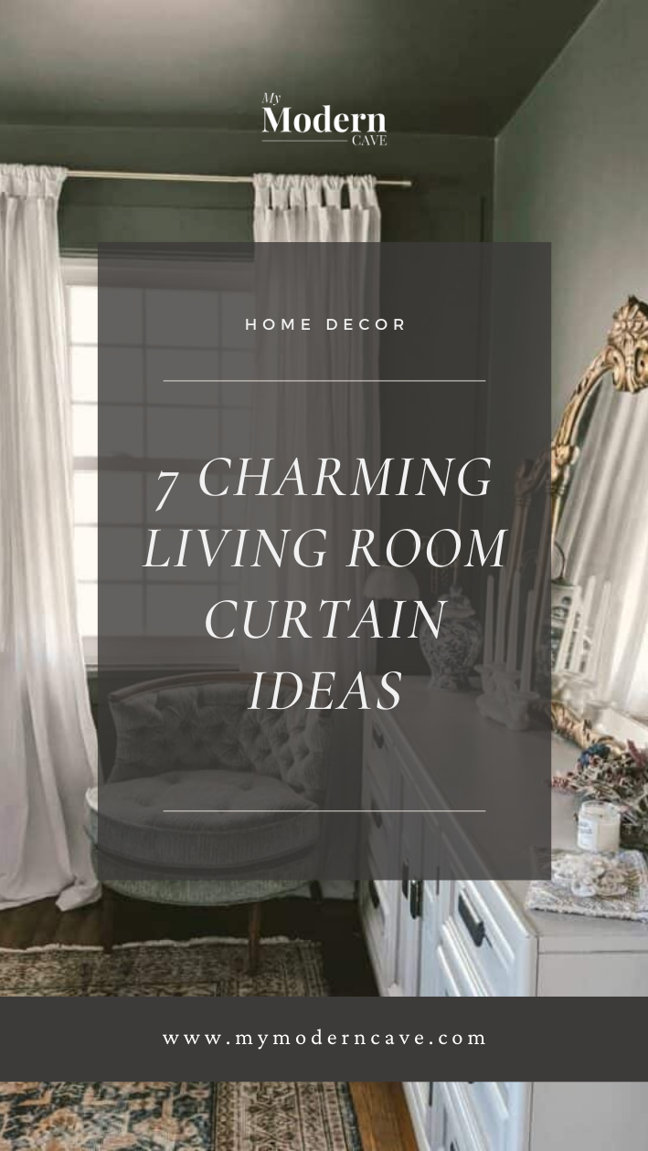 Living Room Curtain Ideas Infographic