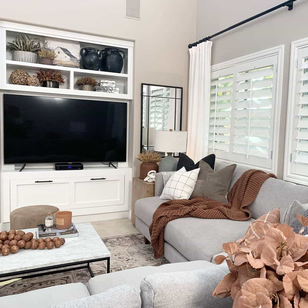 Modern Elegance Unleashed in a White Entertainment Center