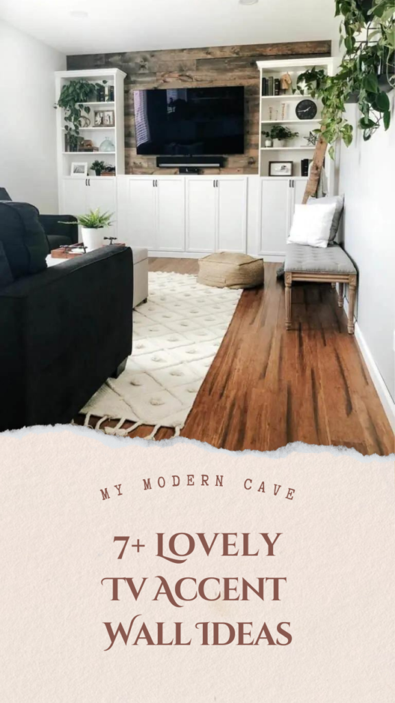 7+ TV Accent Wall Inspirations for a Classy Farmhouse Living Room – My ...