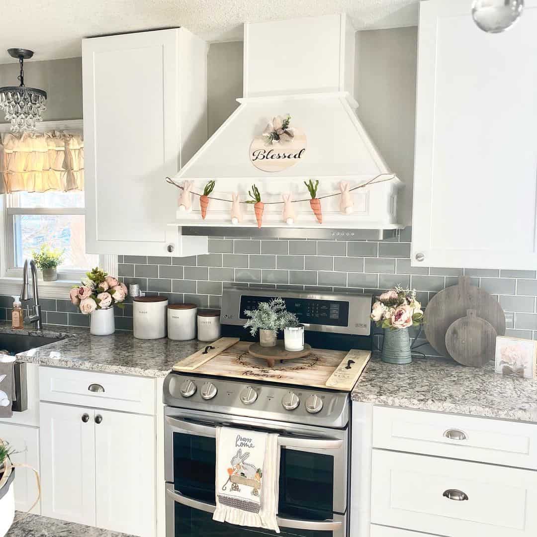 A Fresh Perspective on Spring Kitchen Decor for White Cabinets