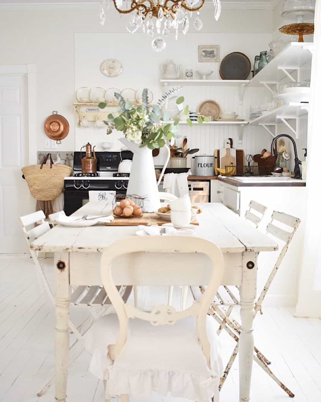 Chic White Farmhouse Elegance