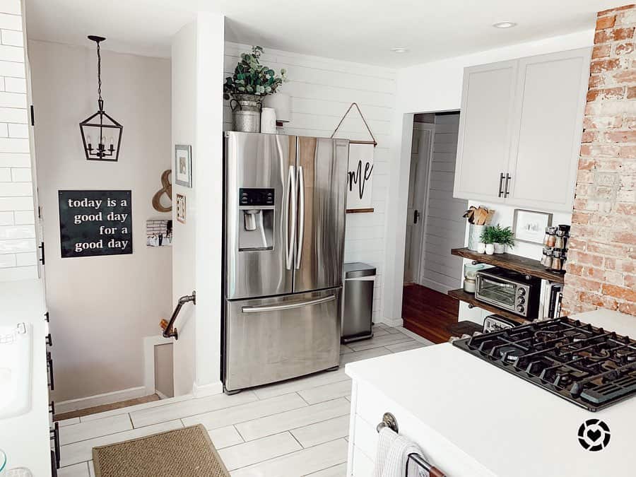 Contemporary Kitchen Design with Shiplap Accents