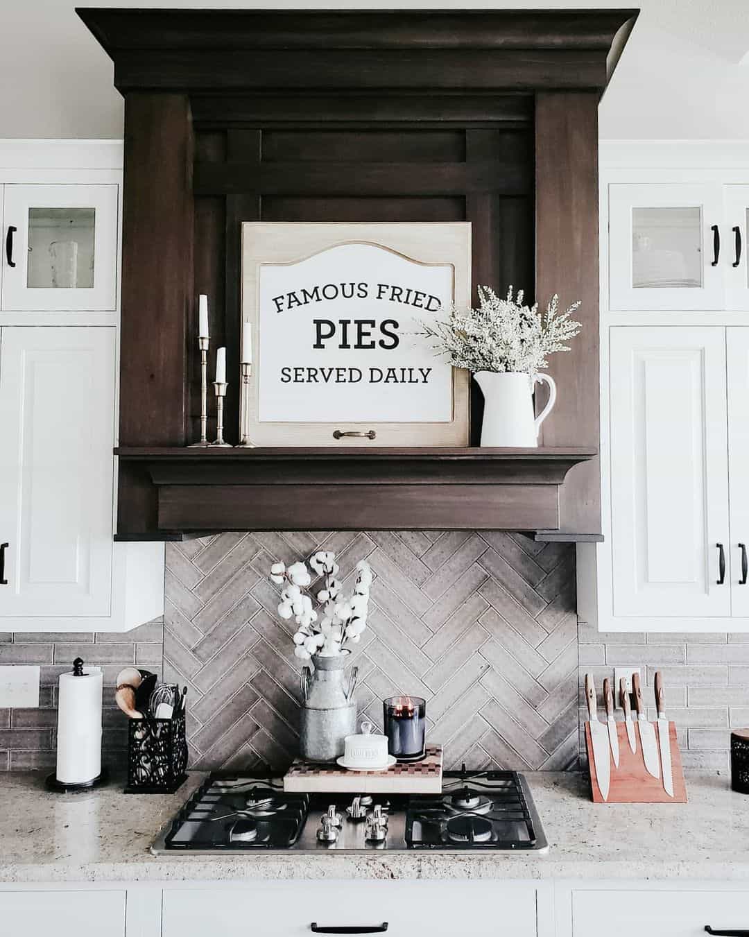 Elegance of Herringbone Grey Subway Tiles