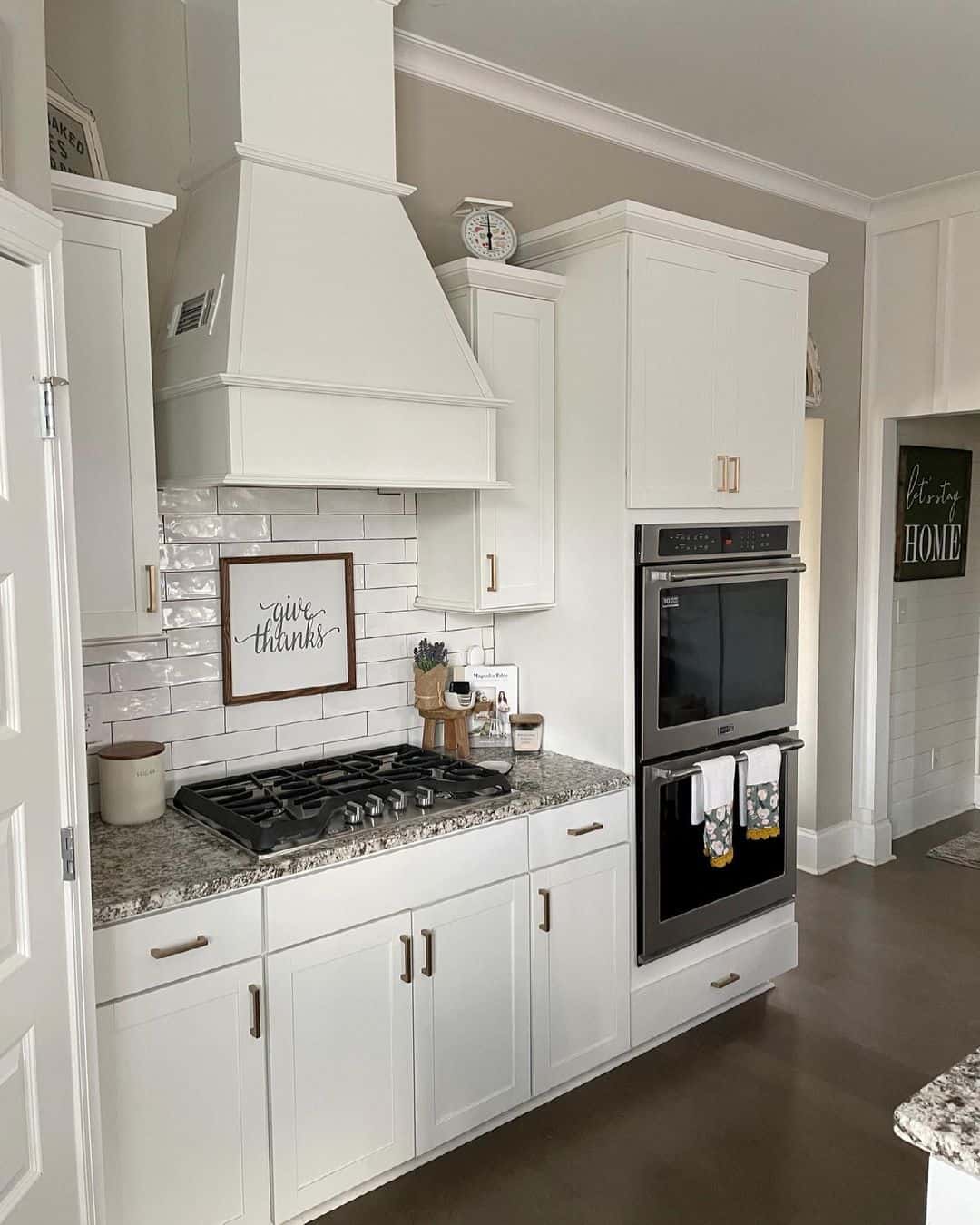 Modern Elegance on Shaker Cabinets