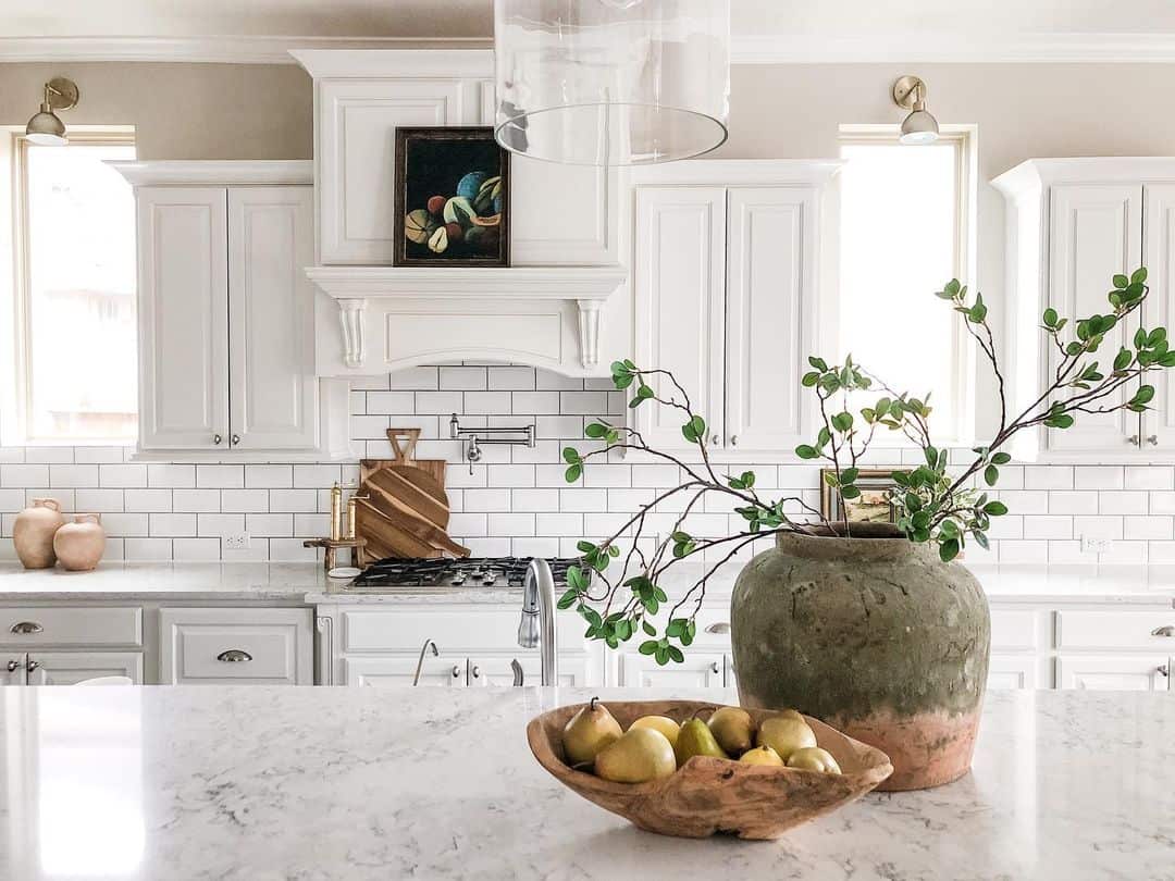 White Subway Tile Backsplash