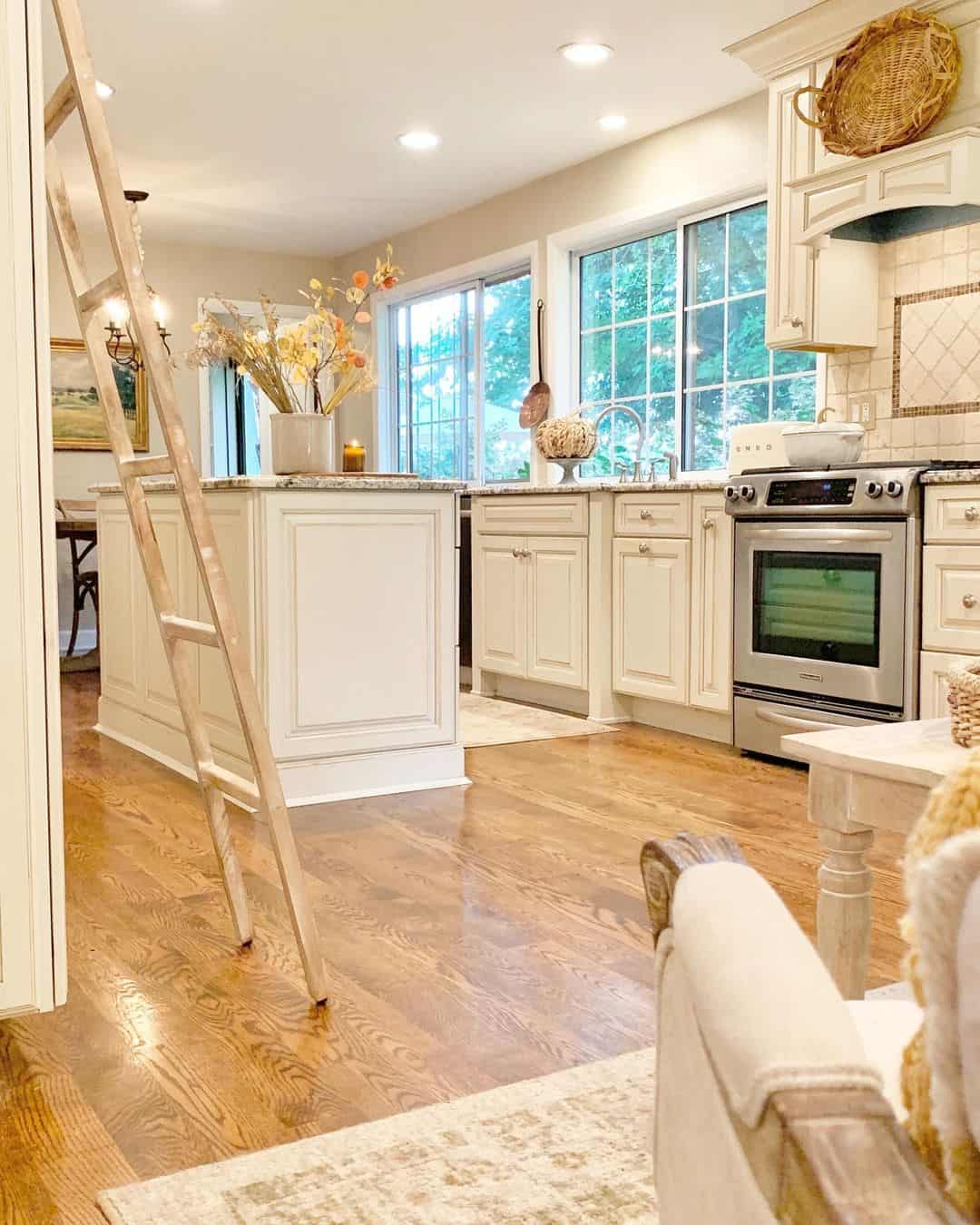 Bathe Your Kitchen in Natural Light with Exposed Double Windows