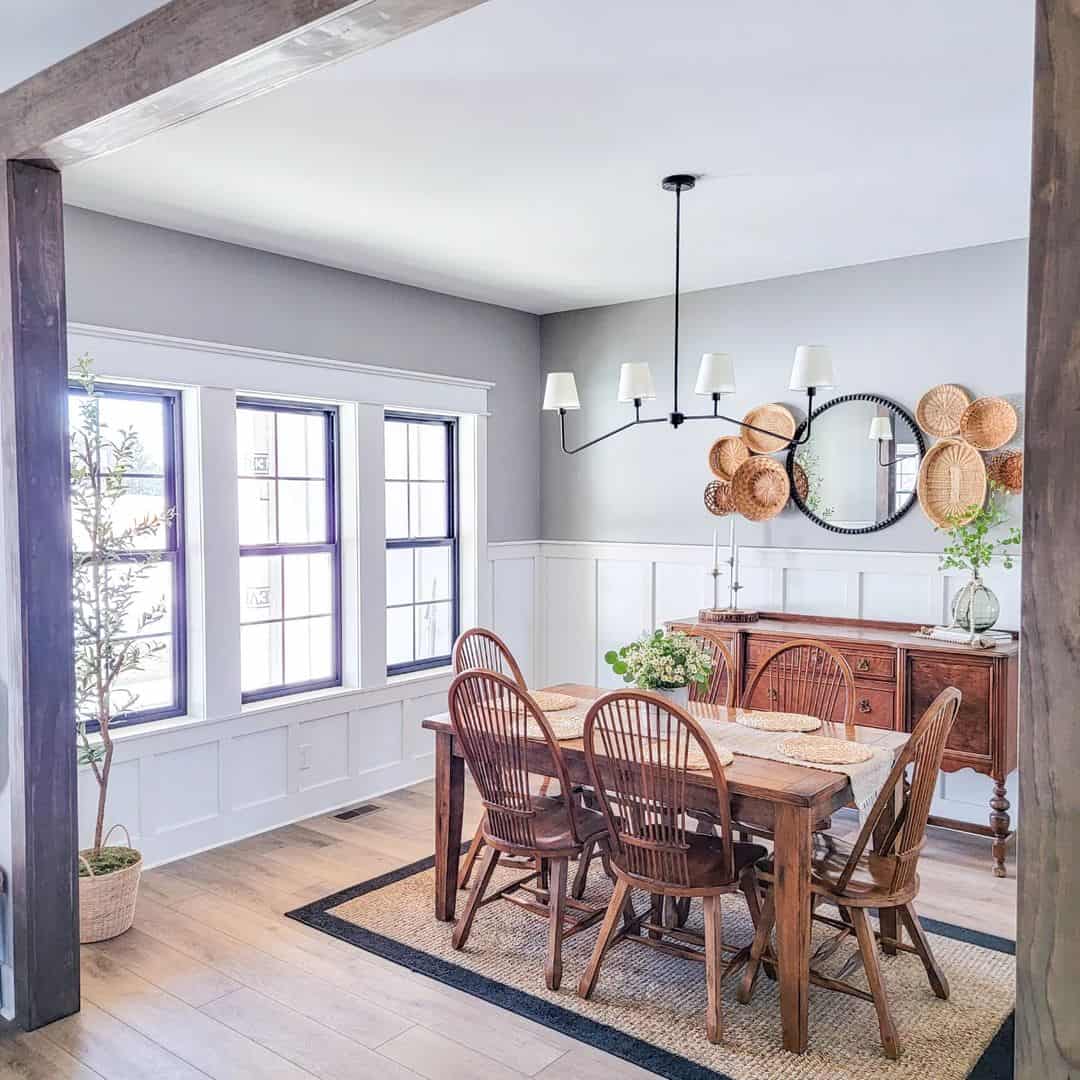 Farmhouse Charm with Wood Accents