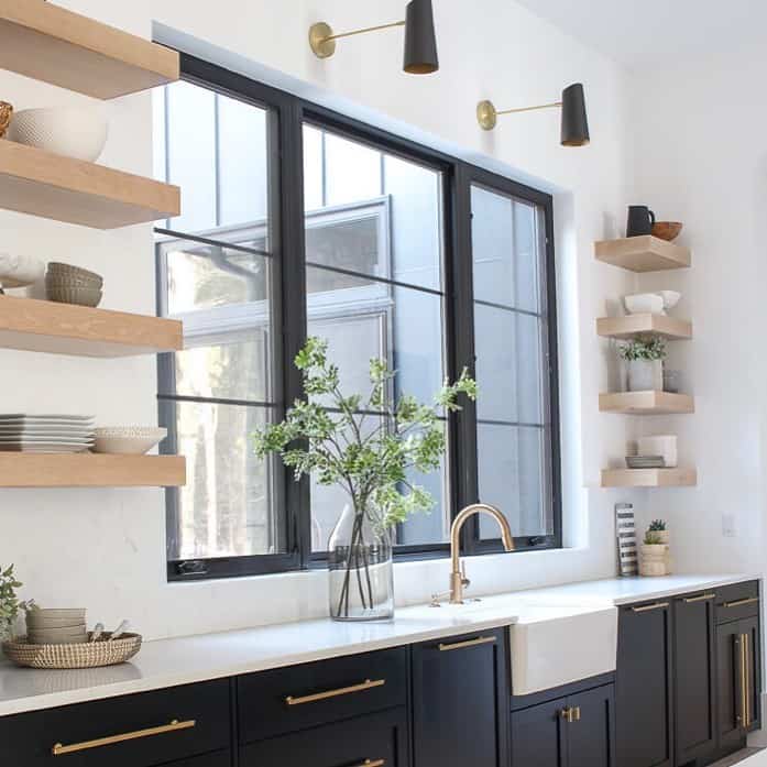 Infuse Modernity into Your Kitchen with Trim-less Black Elegance