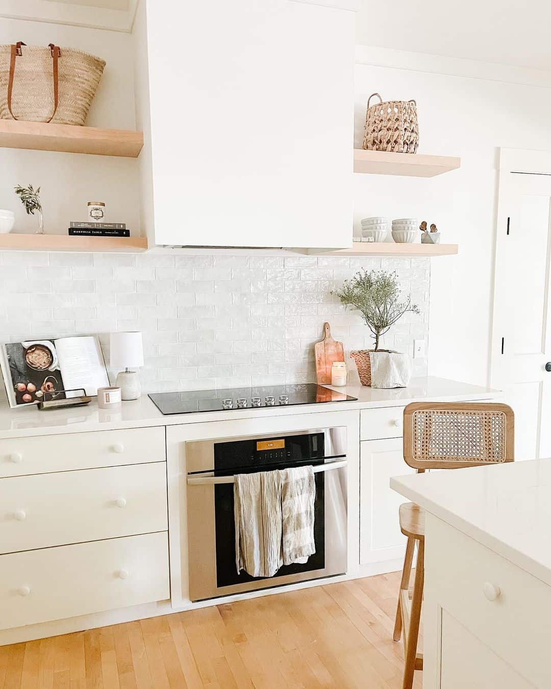 Light Gray Tile Backsplash