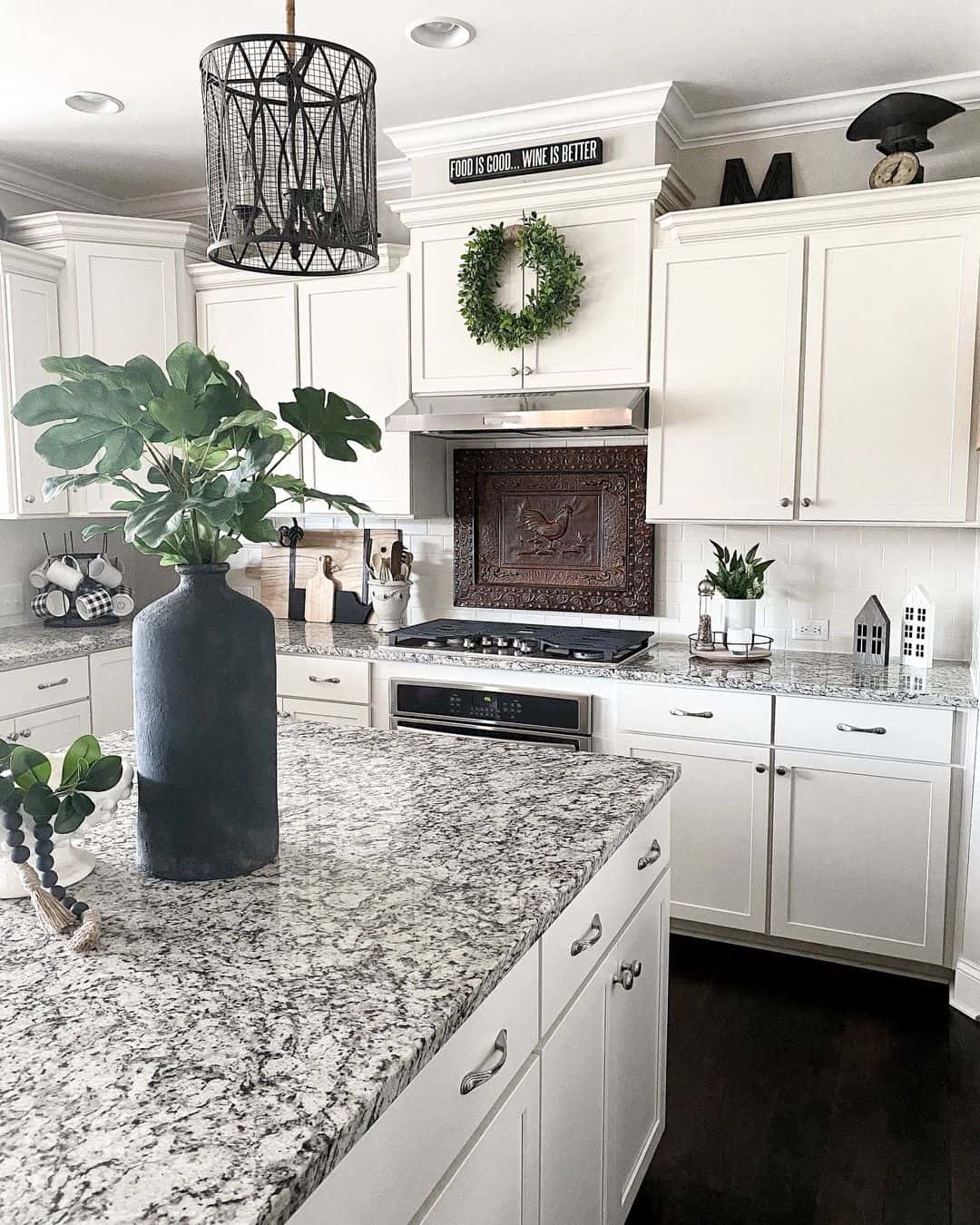 Marble-Inspired Elegance for the Farmhouse Kitchen