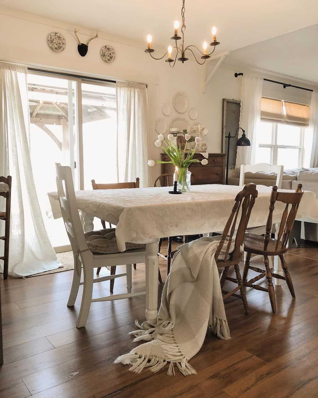 Radiate Warmth with Sliding Door Drapes