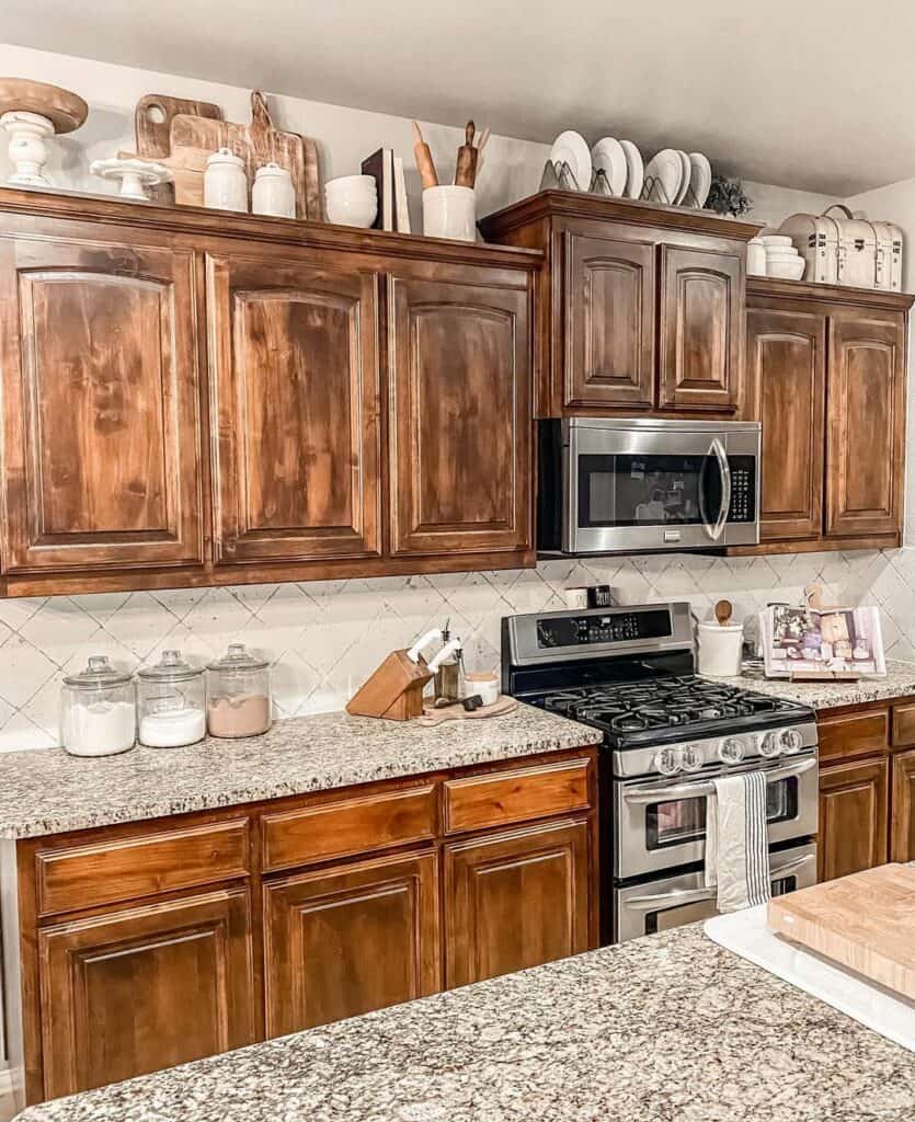 Wood Cabinets in the Farmhouse Kitchen