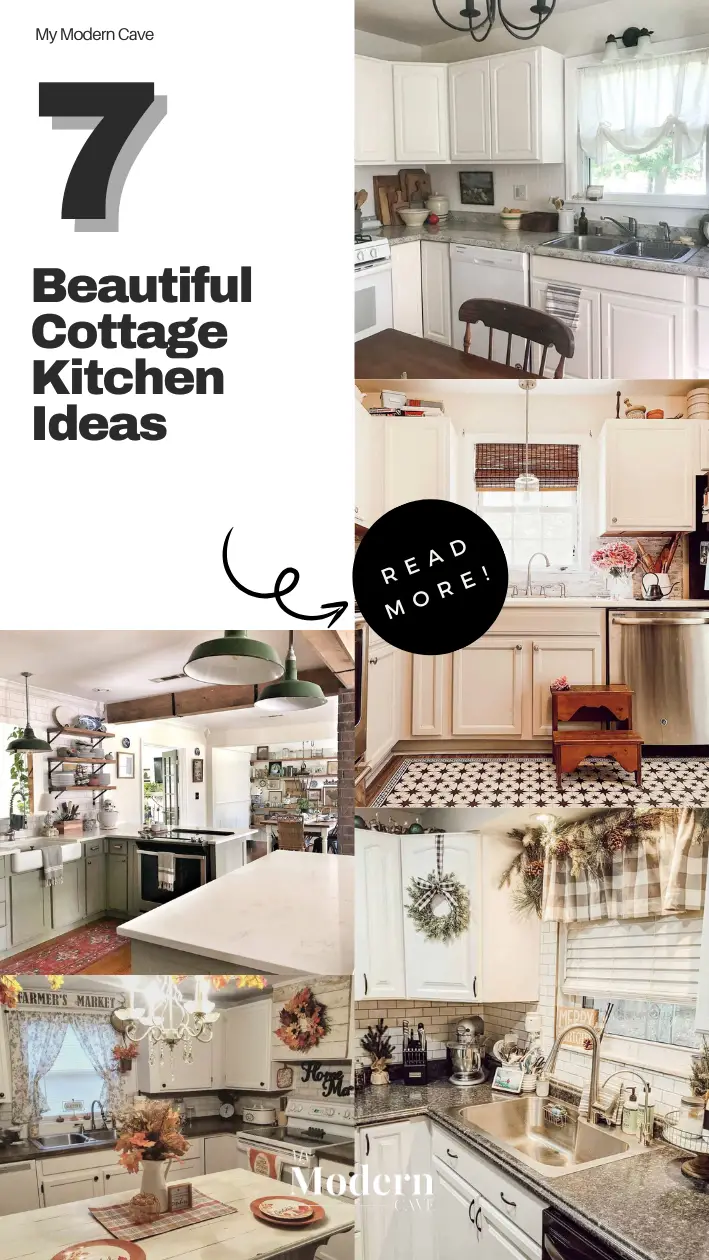 Cottage Kitchen Ideas Infographic