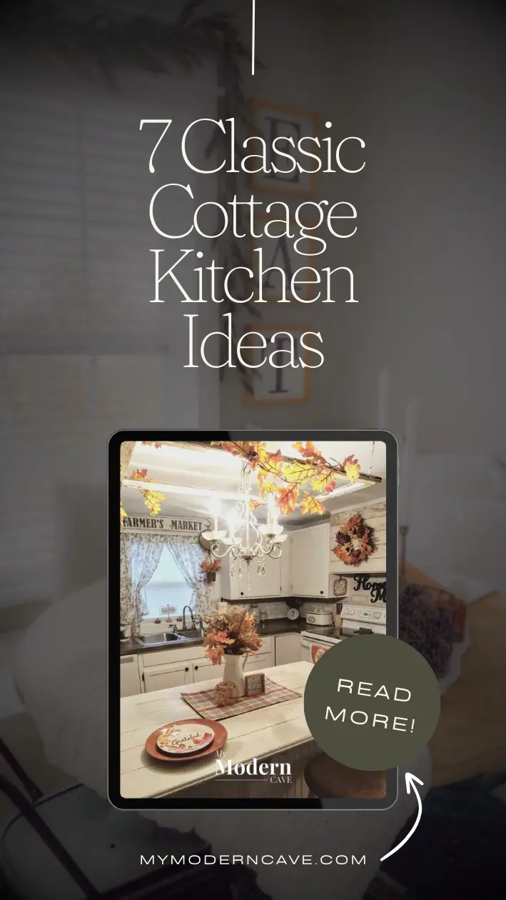 Cottage Kitchen Ideas Infographic
