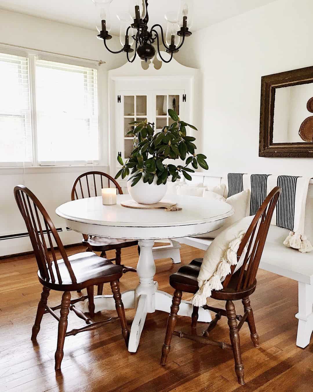 Eclectic Seating Around a Central Table