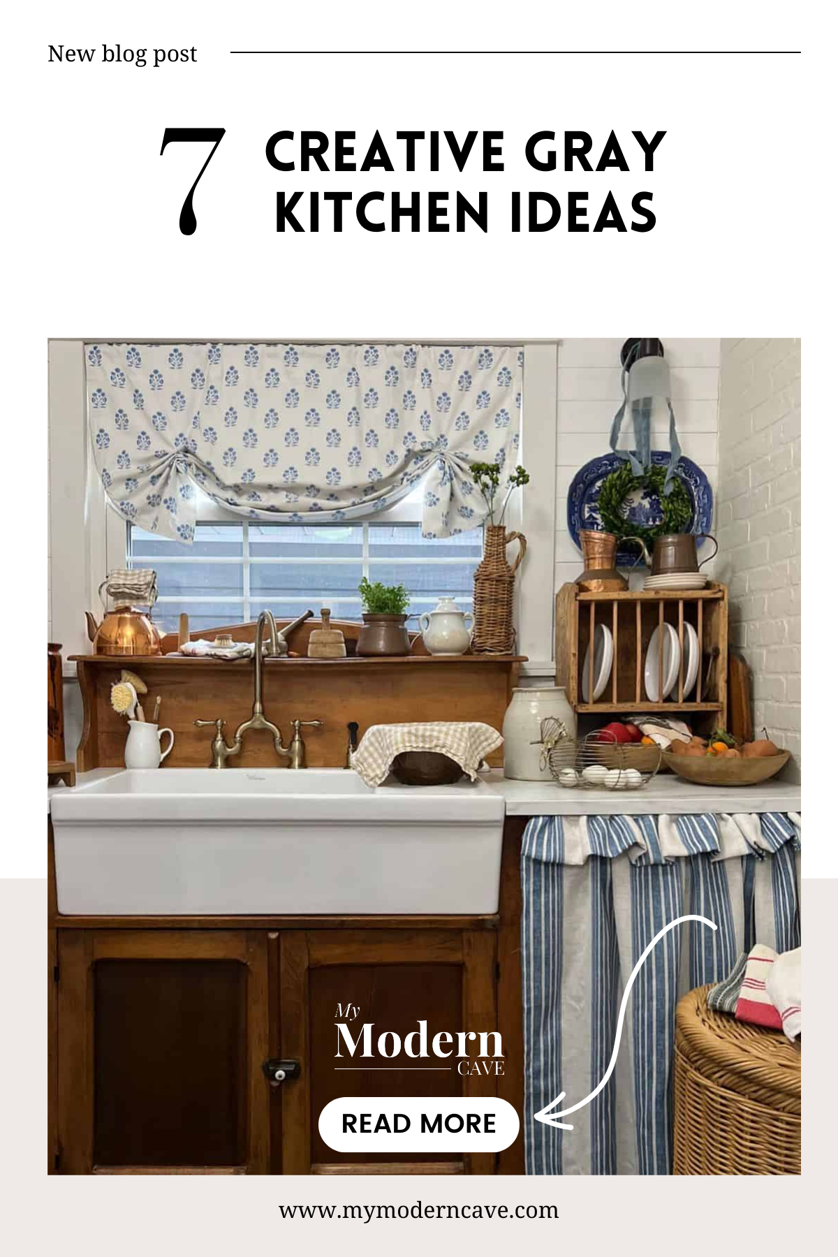 Gray Kitchen Ideas Infographic