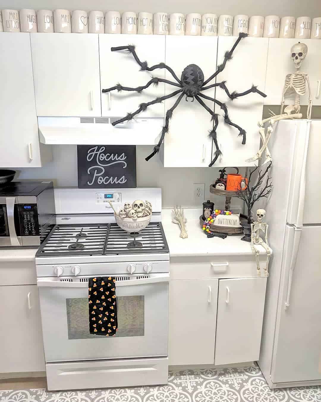 Halloween's Embrace in Kitchen Decor