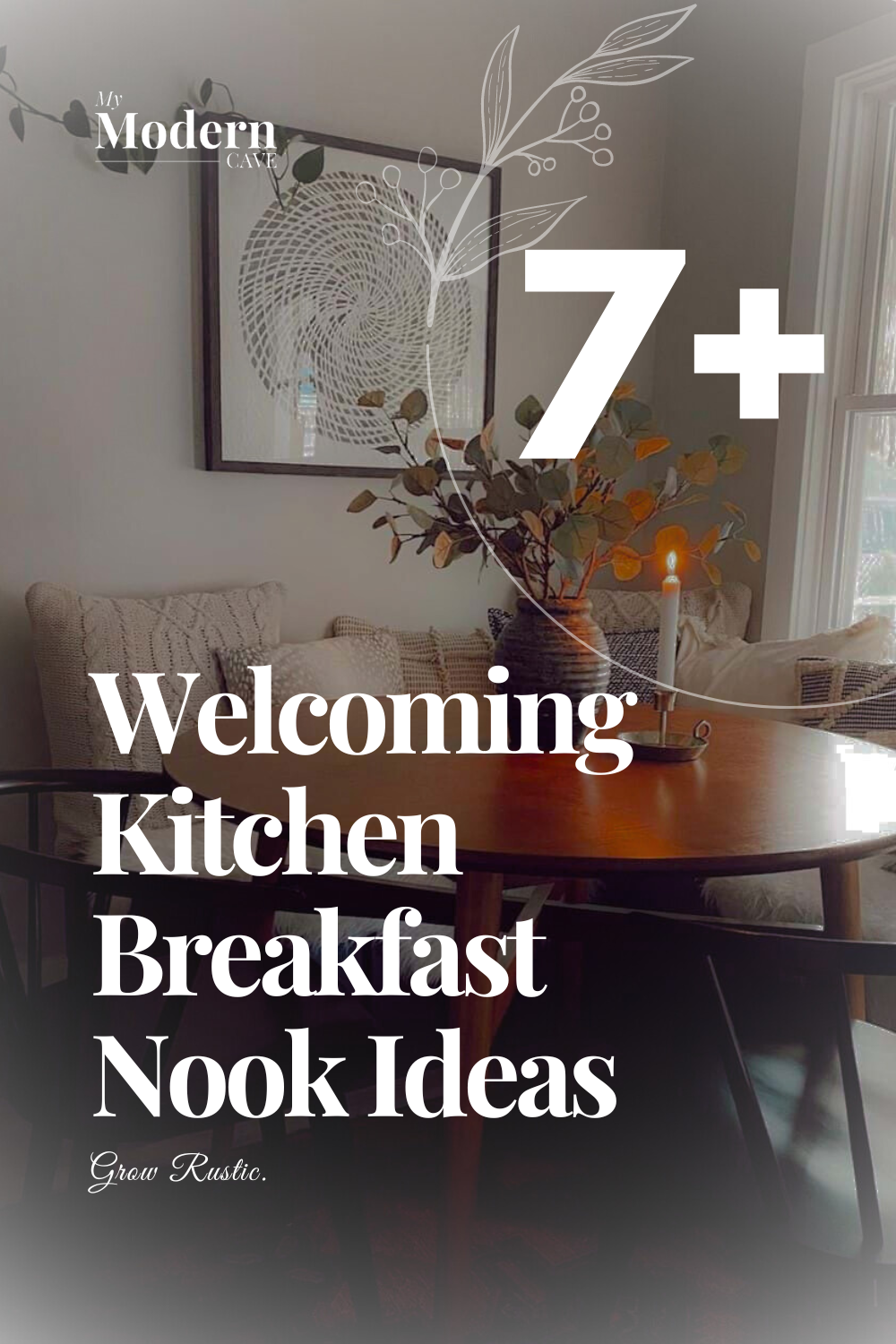 Kitchen Breakfast Nook Ideas Infographic