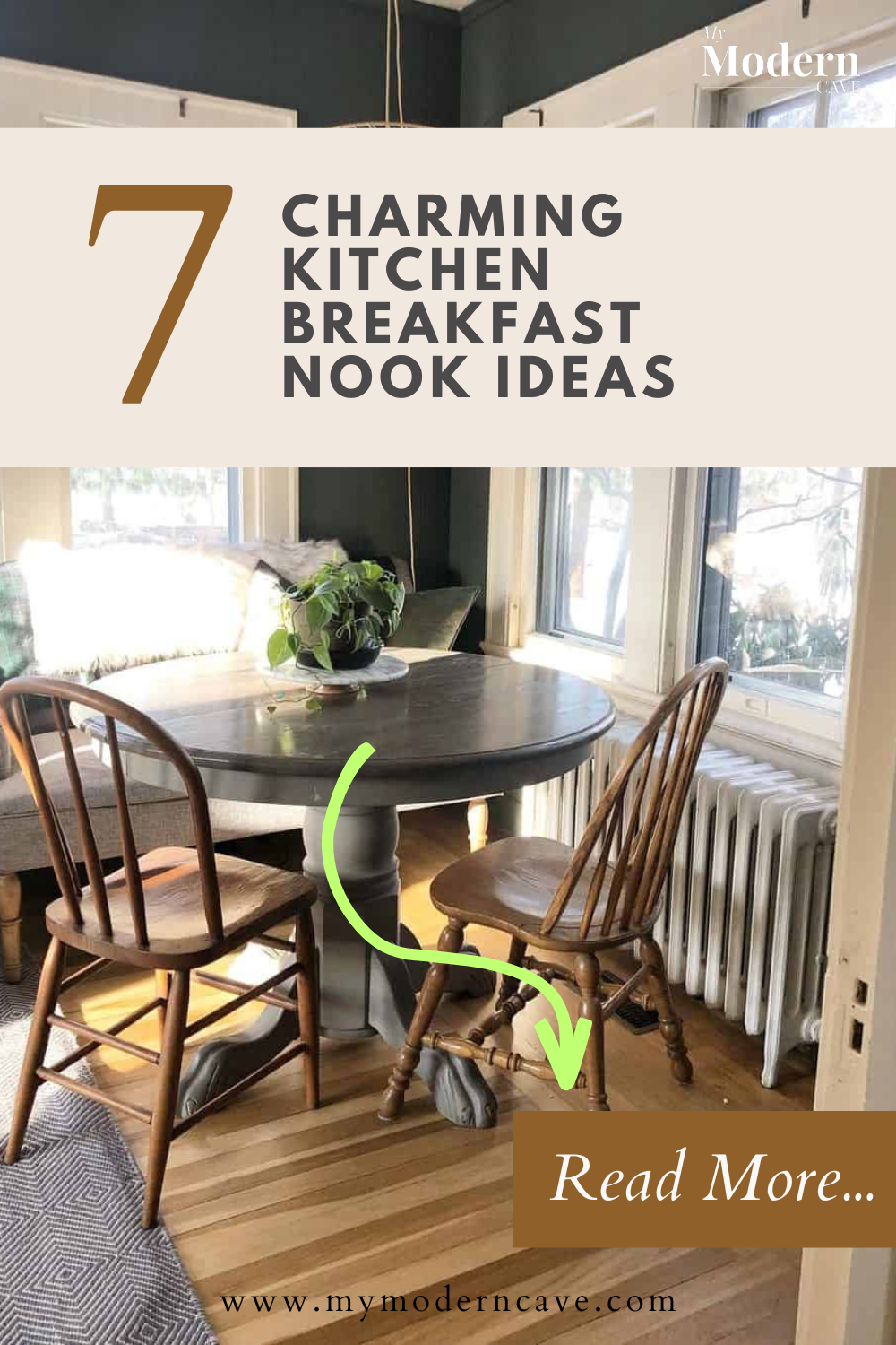 Kitchen Breakfast Nook Ideas Infographic