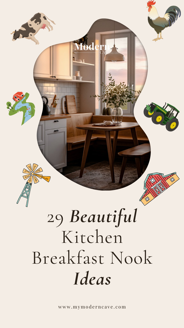 Kitchen Breakfast Nook Ideas Infographic