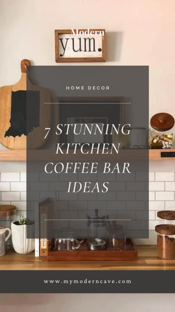 7+ Rustic Home Coffee Bar Ideas That Will Warm Your Farmhouse Kitchen