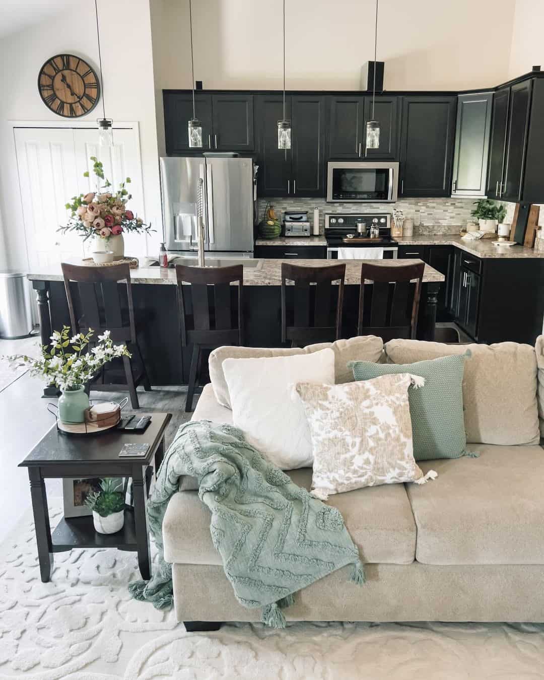 Kitchen Infused with Sage Green Décor