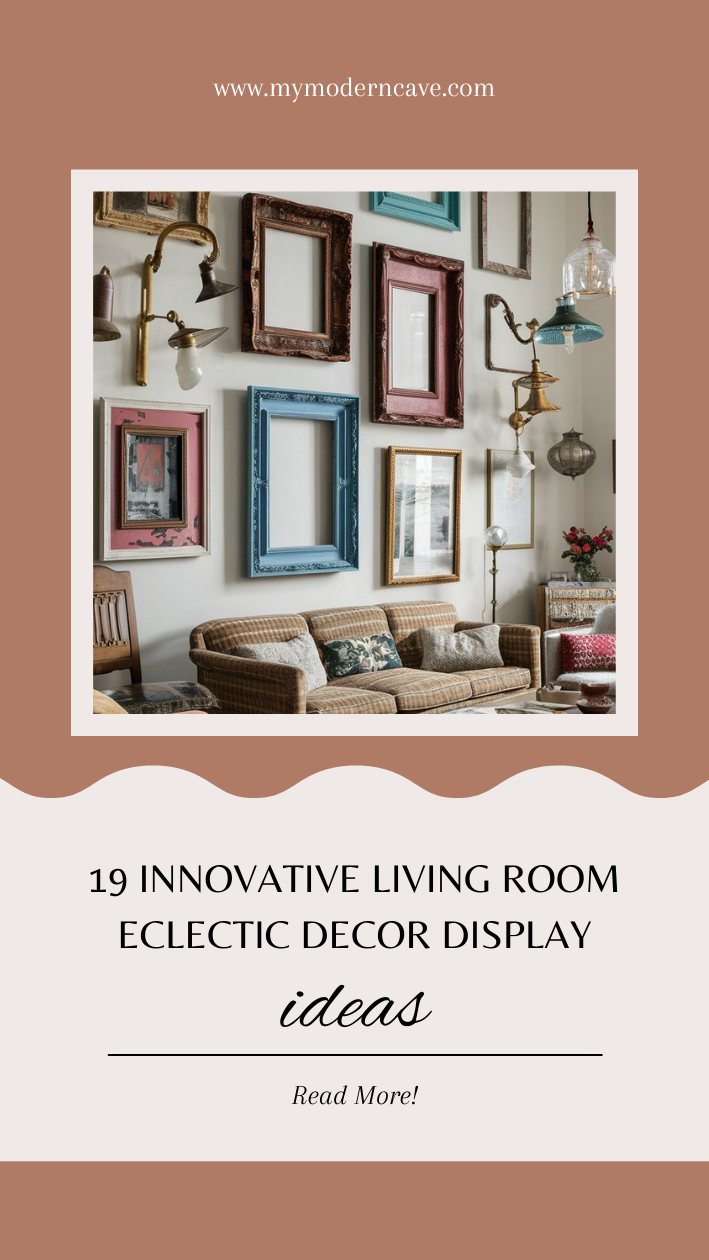 Living Room Eclectic Decor Display Ideas Infographic