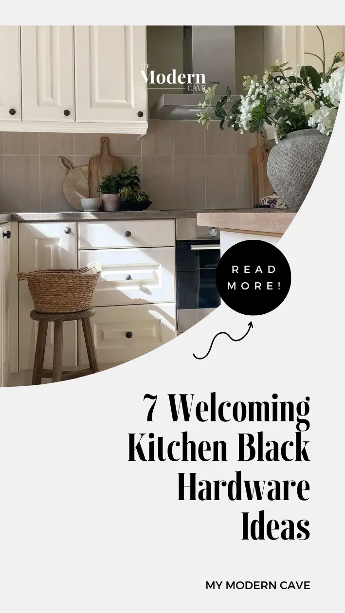 Kitchen Black Hardware Ideas Infographic