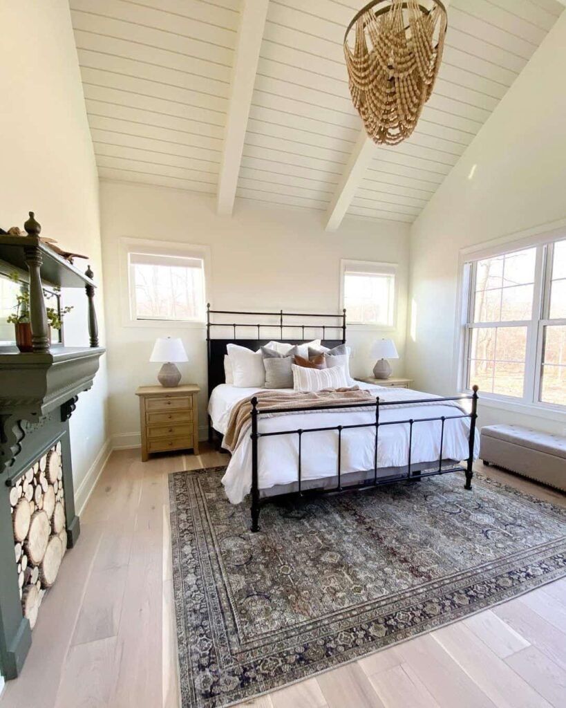 Cozy Modern Farmhouse Bedroom: Timeless Style Meets Comfort