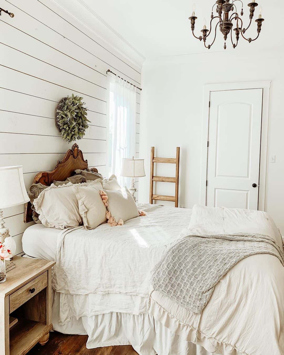 Rustic Charm in a Farmhouse Bedroom