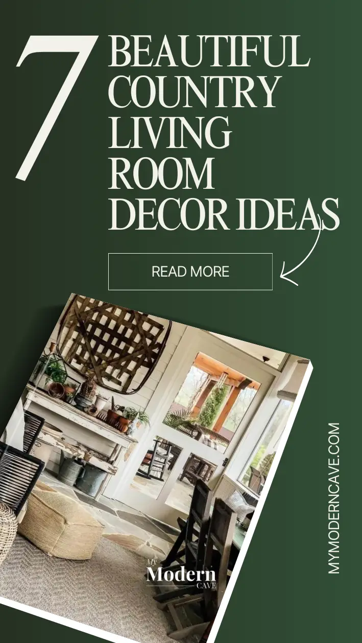 Country Living  Room  Decor Ideas Infographic