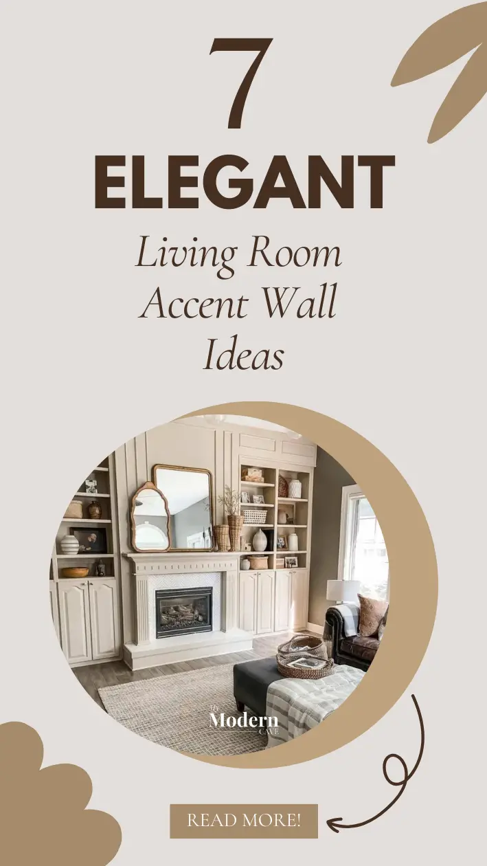 Living Room Accent Wall Ideas Infographic
